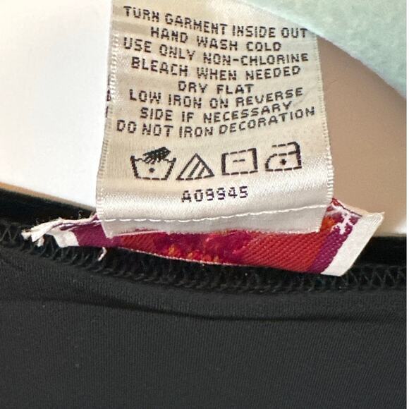 Quacker Factory Women's Velvet Rhinestone Blouse Top Black Size 3X Office Casual - Picture 6 of 9